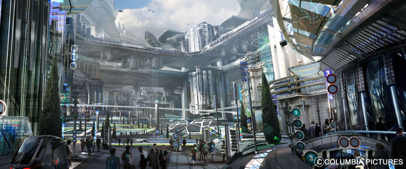 Illustration for article titled Exclusive: Killer Concept Art From The New Total Recall Movie